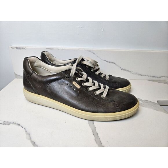 ECCO Soft 7 Casual Leather‎ Lace Up Sneakers Women's Size 39 - Picture 1 of 9